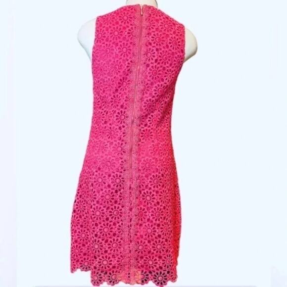 Laundry By Shelli Seagal Pink Lace‎ Sleeveless Cocktail Party Dress Size 4 - Picture 4 of 6